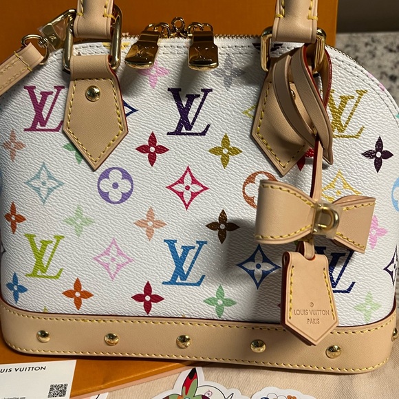 Louis Vuitton Murakami Multicolor Alma BB - Picture 9 of 15